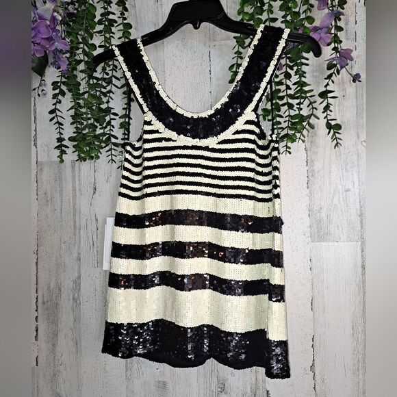 NWT Forum Tufi Duek Sequin Top - Picture 5 of 8